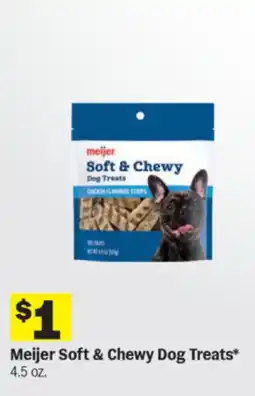 Meijer Meijer soft & chewy dog treats offer