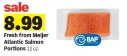 Meijer Fresh from Meijer Atlantic Salmon Portions offer