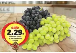Meijer California Green or Black Seedless Grapes offer