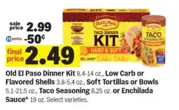 Meijer Old El Paso Dinner Kit offer