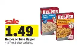 Meijer Helper or Tuna Helper offer