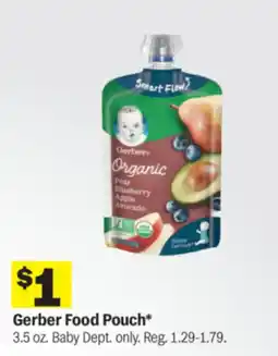 Meijer Gerber Food Pouch offer