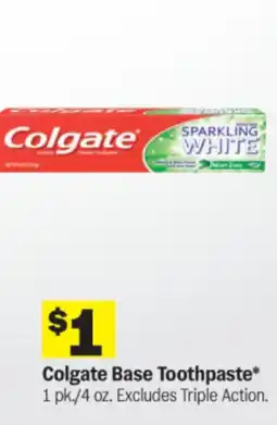 Meijer Colgate base toothpaste offer