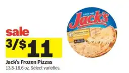 Meijer Jack's Frozen Pizzas offer