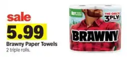 Meijer Brawny Paper Towels offer