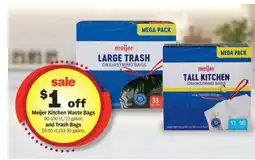 Meijer Meijer kitchen waste bags offer
