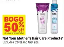 Meijer Not Your Mother's Hair Care Products offer