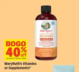 Meijer MaryRuth's Vitamins or Supplements offer
