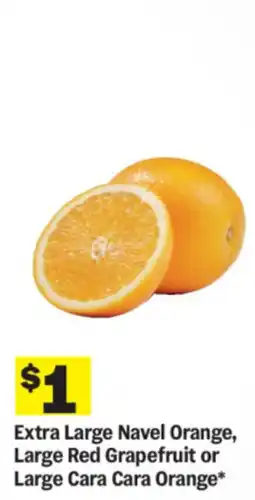 Meijer Extra Large Navel Orange, Large Red Grapefruit or Large Cara Cara Orange offer