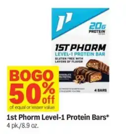 Meijer 1st Phorm Level-1 Protein Bars offer