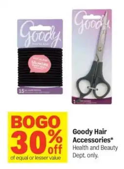 Meijer Goody Hair Accessories offer