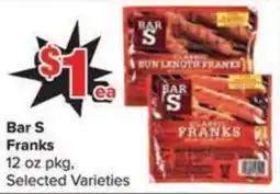 Shop 'n Save Bar S Franks offer
