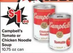 Shop 'n Save Campbell's Tomato or Chicken Noodle Soup offer