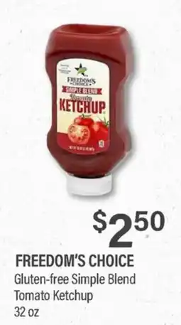 Commissary Freedom's Choice Tomato Ketchup offer