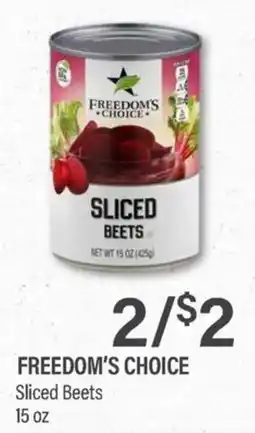 Commissary Freedom's Choice Sliced Beets offer