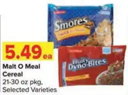 Shop 'n Save Malt O Meal Cereal offer