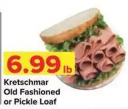 Shop 'n Save Kretschmar old fashioned or pickle loaf offer