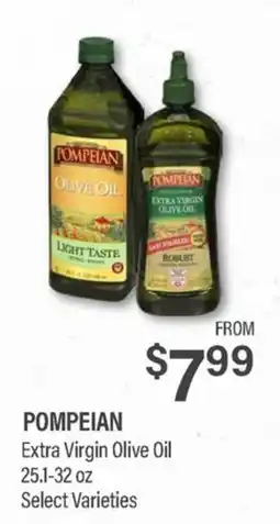 Commissary Pompeian extra virgin olive oil offer