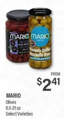 Commissary Mario Olives offer