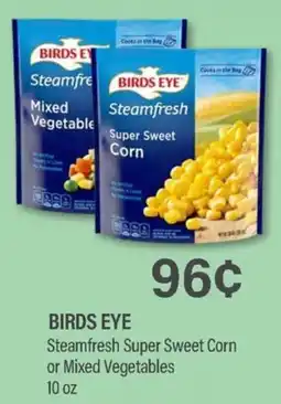 Commissary Birds Eye Steamfresh Super Sweet Corn or Mixed Vegetables offer