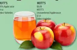 Commissary Mott's unsweetened applesauce offer
