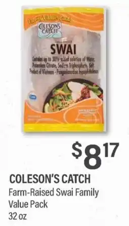 Commissary Coleson's Catch Farm-Raised Swai Family Value Pack offer