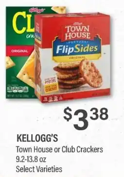 Commissary Kellogg's Town House or Club Crackers offer