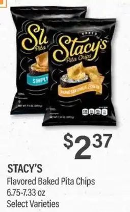 Commissary Stacy's Flavored Baked Pita Chips offer
