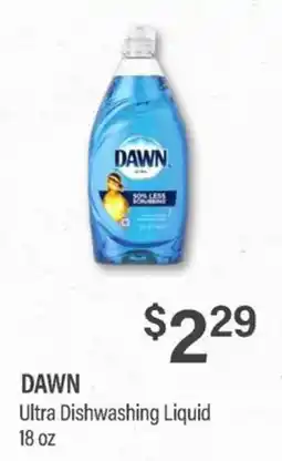 Commissary Dawn ultra dishwashing liquid offer