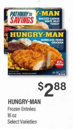 Commissary Hungry-Man Frozen Entrées offer