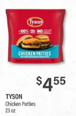 Commissary Tyson Chicken Patties offer