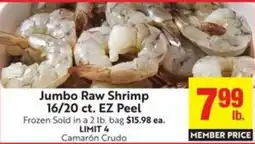 Save Mart Jumbo Raw Shrimp offer