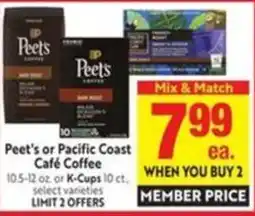 Save Mart Peet's or Pacific Coast Cafe Coffee offer