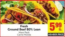 Save Mart Fresh Ground Beef 80% Lean offer