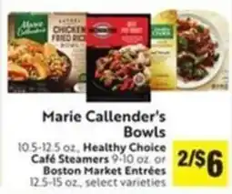 Save Mart Marie Callender's Bowls offer