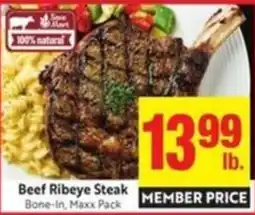 Save Mart Black Angus Beef Ribeye Steak offer