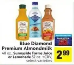 Save Mart Blue Diamond Premium Almondmilk offer