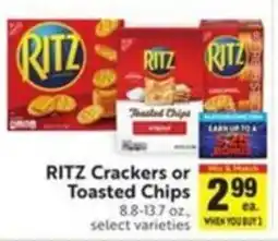 Save Mart Ritz Crackers or Toasted Chips offer