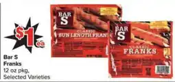 Shop 'n Save Bar S Franks offer