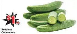 Shop 'n Save Seedless Cucumbers offer