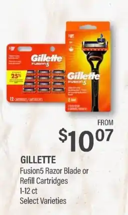 Commissary Gillette Fusion5 Razor Blade or Refill Cartridges offer