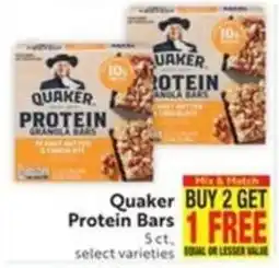Save Mart Quaker Protein Bars offer
