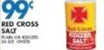 Compare Foods Red Cross iodized salt offer