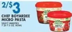 Compare Foods Chef boyardee micro pasta offer