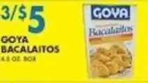 Compare Foods Goya bacalaitos offer