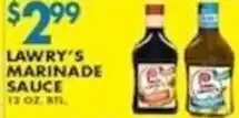 Compare Foods Lawry's marinade sauce offer