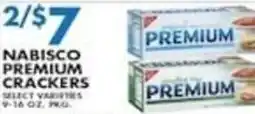Compare Foods Nabisco premium crackers offer