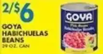 Compare Foods Goya habichuelas beans offer