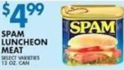 Compare Foods Spam luncheon meat offer