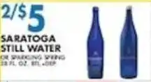 Compare Foods Saratoga Still Water offer